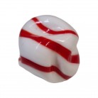 Firma Murano Branca e Vermelha Opaca Amassada 2,2 cm 