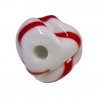 Firma Murano Branca e Vermelha Opaca Amassada 2,2 cm 