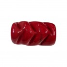 Firma Murano Vermelha Opaca Estilizada 3,2 cm 