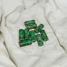 Firma Verde e Vermelha Opaca Cilindrica Tribal 3 cm 