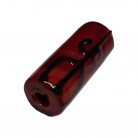 Firma Vermelha com Garfo Gira Preto Cilindrica Luxo 3 cm 