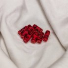 Firma Vermelha e Preta Opaca Cilindrica Tribal 3 cm 