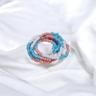 Guia Grossa Rosa, Branca e Azul Opaca Mod2