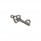 Pingente Chave 02 Cm Prateada