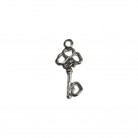 Pingente Chave 02 Cm Prateada