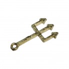 Pingente Garfo Exu 03 Cm Dourado Mod32