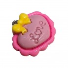 Pingente para Cosme Coração Love Rosa