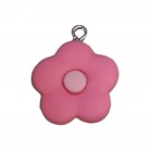 Pingente para Cosme Flor Rosa
