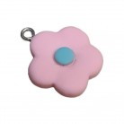 Pingente para Cosme Flor Rosa Claro