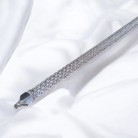 Pulseira 18 Cm Prata Modelo Esteira