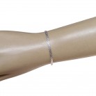 Pulseira 18 Cm Prata S Modelo Zig Zag