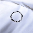Pulseira Miçanga Branca e Preta