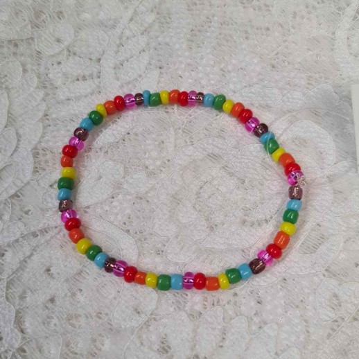 Pulseira Miçanga Colorida