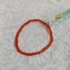 Pulseira Miçanga Laranja
