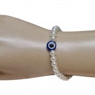 Pulseira Pérola Olho Grego