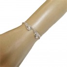 Pulseira Pingente Búzios Prata