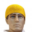 Quipá Crochê Amarelo 52