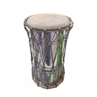 Tambor Grande Inox Corda Branca e Preta