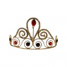 Tiara Luxo Especial Vermelha e Preta